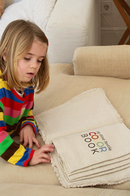 Handgemaakt Textiel Boek Fruit &amp; Groente