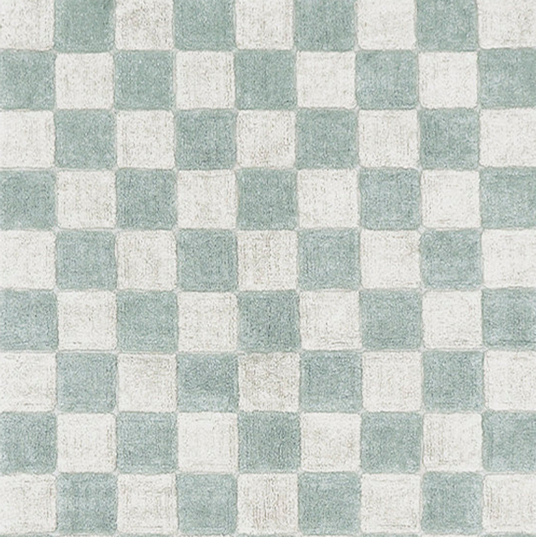 Washable rug kitchen tiles Blue Sage 140 x 200 cm