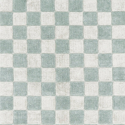 Washable rug kitchen tiles Blue Sage 140 x 200 cm