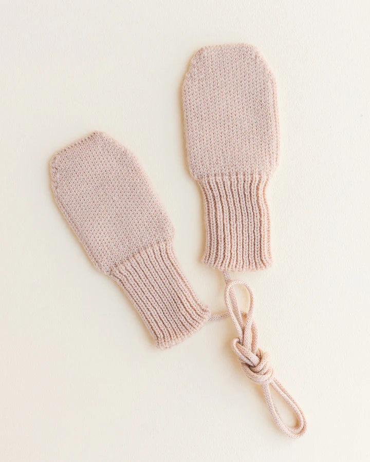 Merino Baby Mittens Apricot