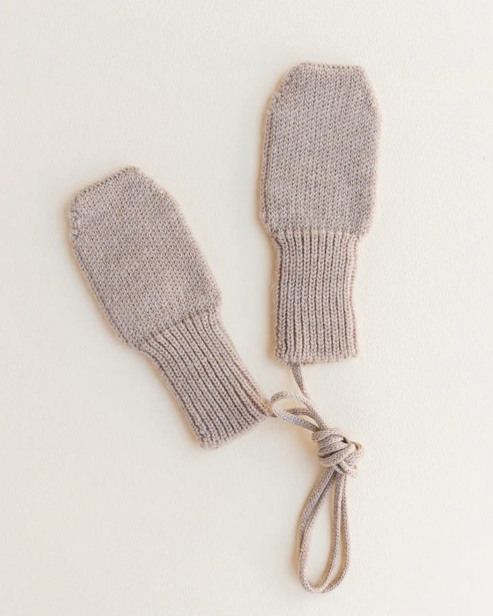 Merino Baby Mittens Sand