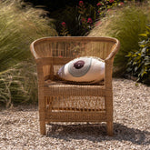 People of the Sun Malawi Chair Kids – handwoven kids chair outdoors in the garden