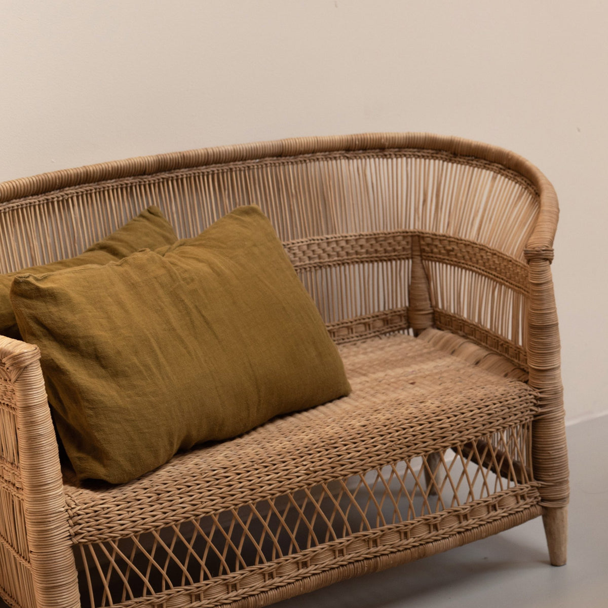 People of the Sun Malawi Loveseat Kids – handwoven kids loveseat, side view