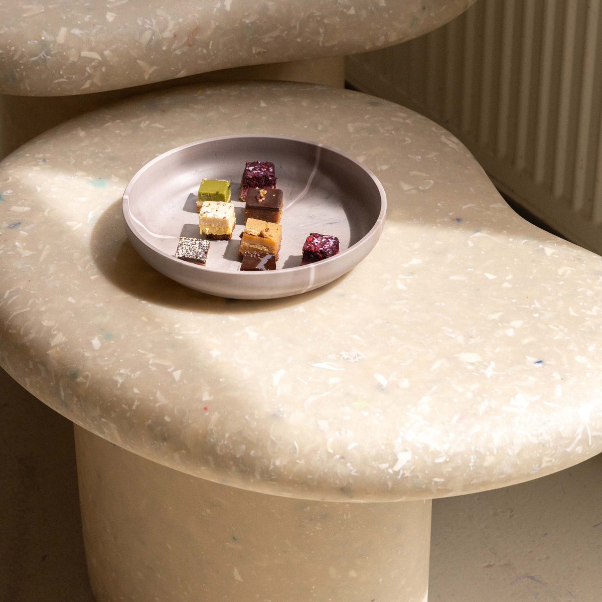 EcoBirdy Marine Coffee Table set in Faded White, product photo