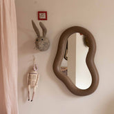 EcoBirdy Marine Mirror in Coffee Brown, alternate angle