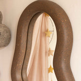 EcoBirdy Marine Mirror in Coffee Brown, product photo