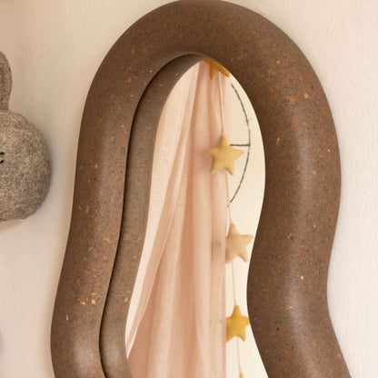 EcoBirdy Marine Mirror in Coffee Brown, product photo