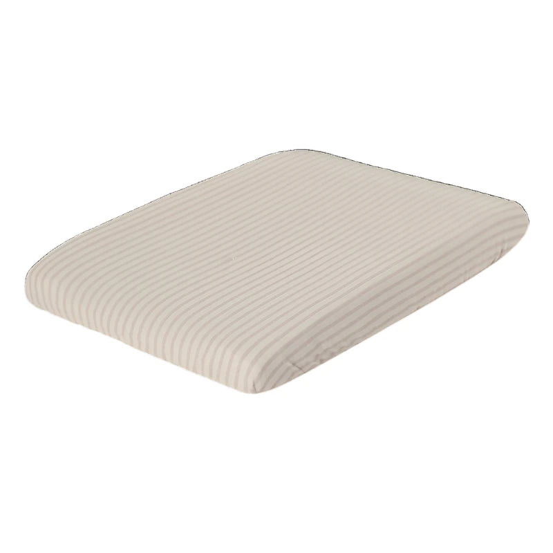 Changing Mat Cover Stripe Mauve