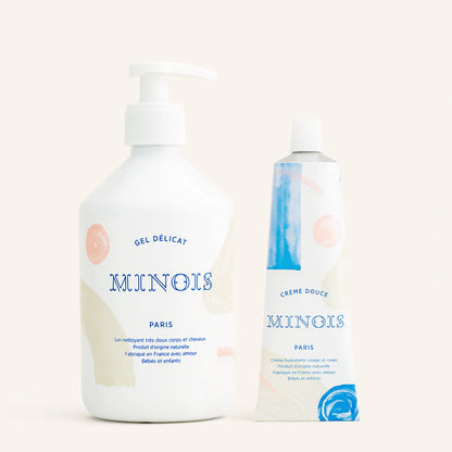 Minois Cadeauset Creme &amp; Wasgel