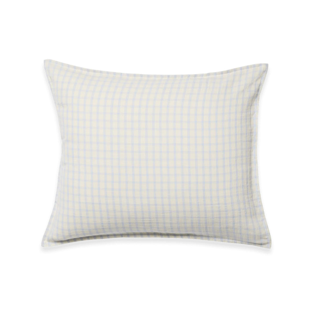 Muslin kussensloop Gingham SKy 