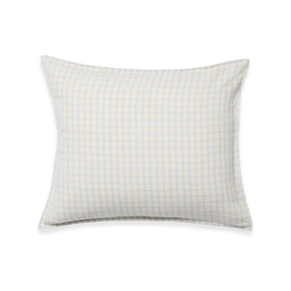 Muslin kussensloop Gingham SKy 