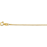 A small 14K gold necklace (45cm) made in an Amsterdam atelier for Hazel & George. 