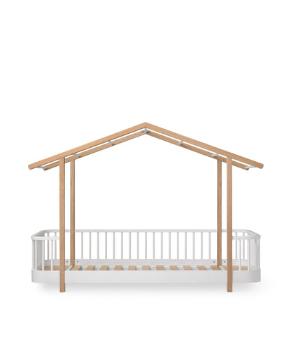 Wood Original House Bed White/Oak