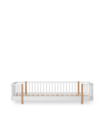 Wood Original Floor Bed White/Oak
