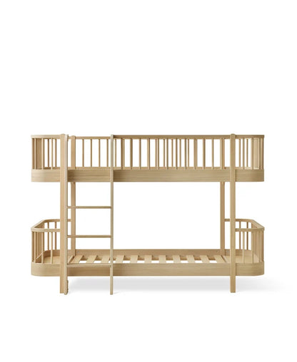 Wood Original Low Bunk Bed Oak