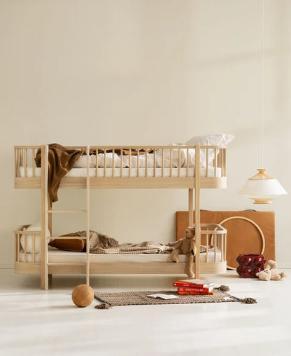 Wood Original Low Bunk Bed Oak