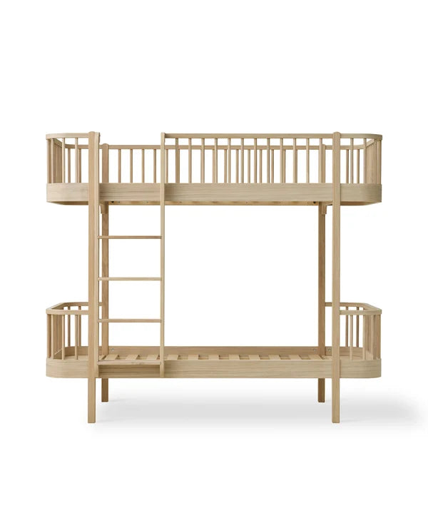 Wood Bunk Bed Oak