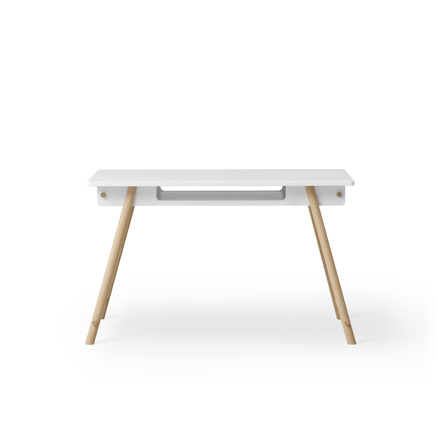 Camp Junior Desk, Adjustable White?Oak