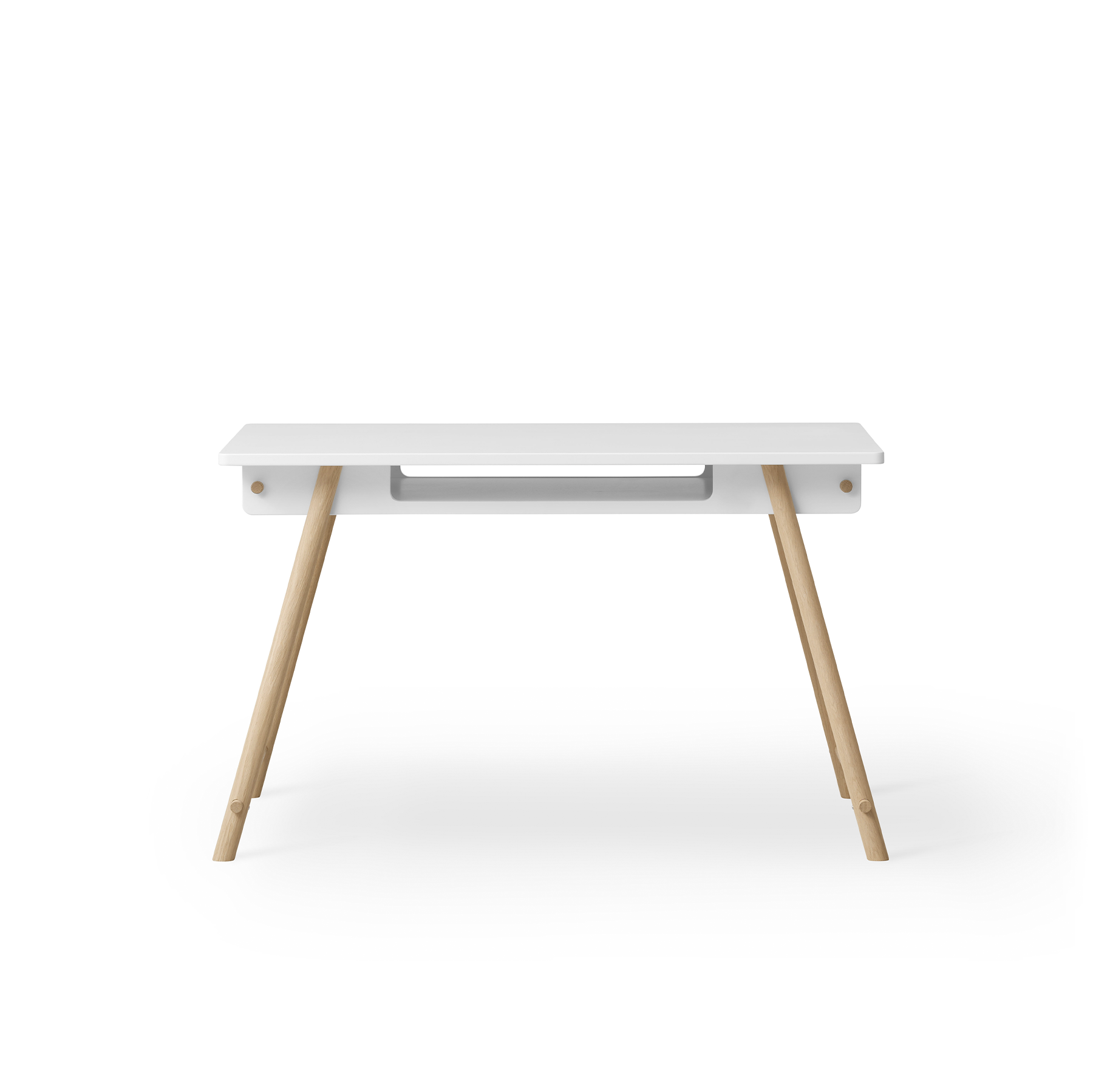 Camp Junior Desk, Adjustable White?Oak