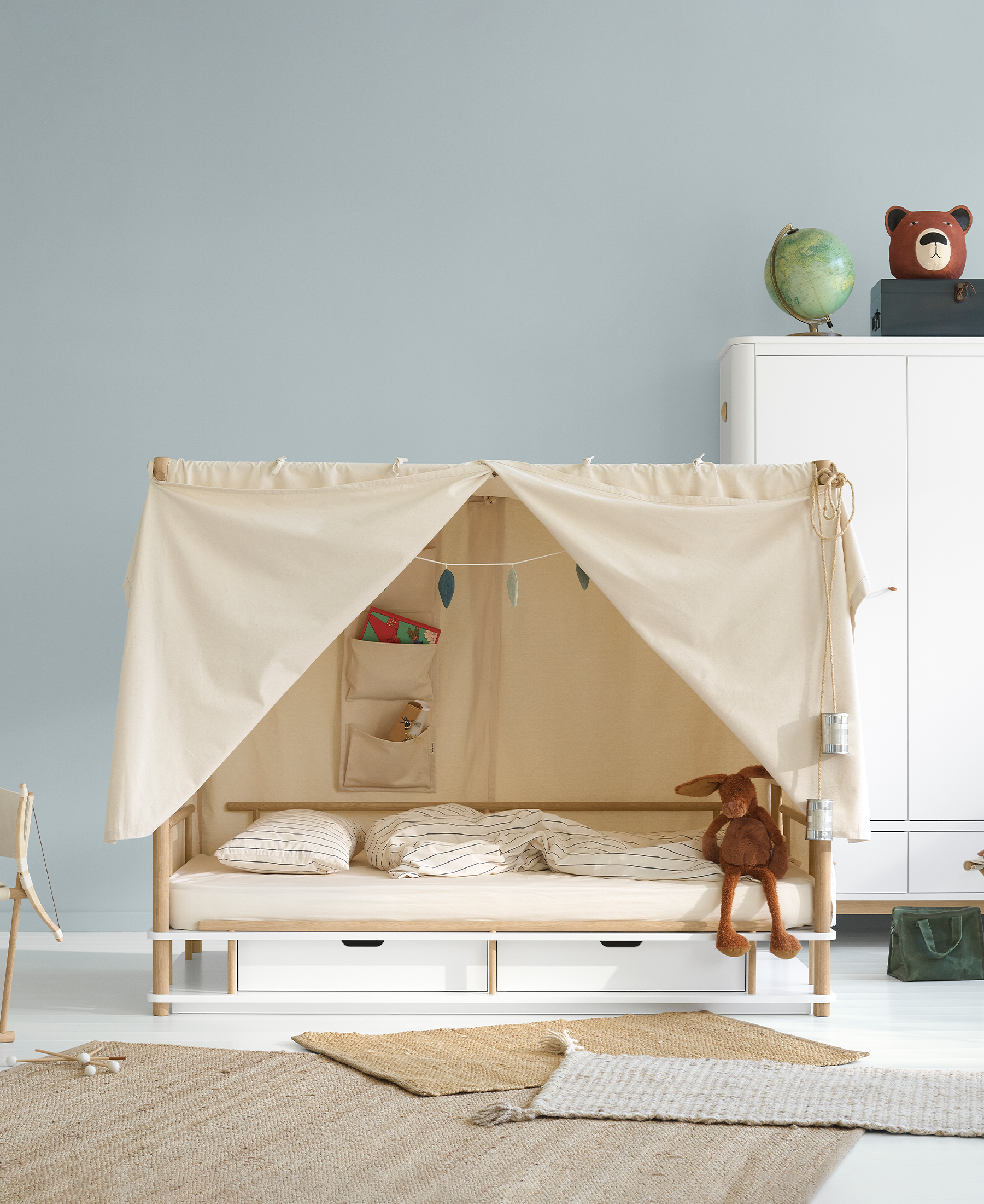 Canopy For Camp Bed - Wild Undyed