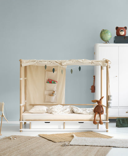 Oliver Furniture Canopy For Camp Bed Wild Undyed – lifestyle view
