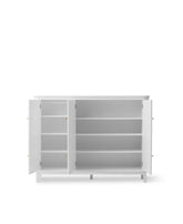 Oliver Furniture Multi Cupboard 3 Doors, white – detail of the integrated side hooks