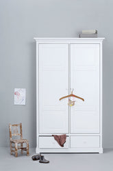 Oliver Furniture Seaside Wardrobe 2 Doors White – side view