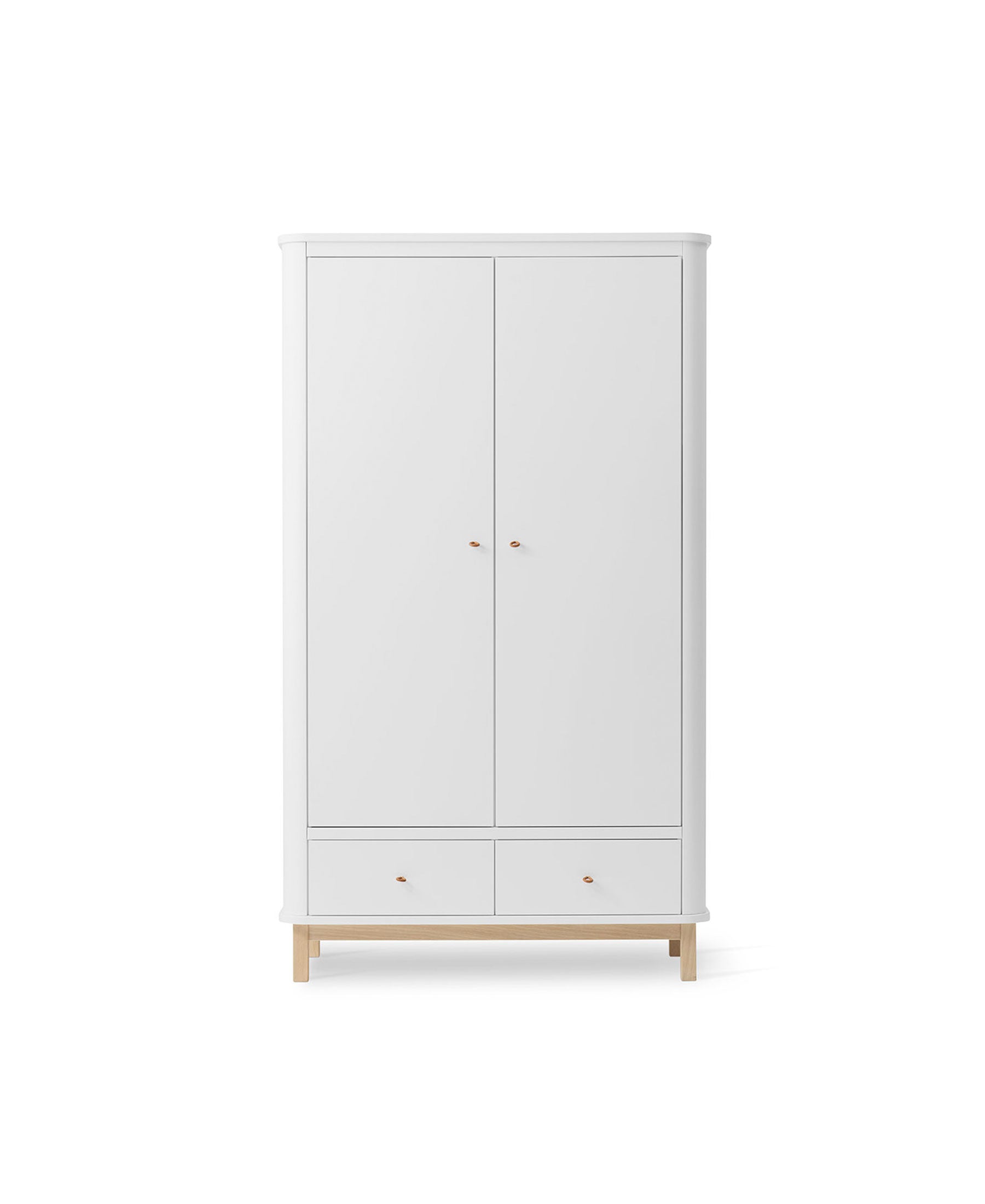 Oliver Furniture Wood 2-deurs Kledingkast in wit