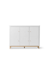 Oliver Furniture Multi Cupboard 3 Doors, white/oak – product photo