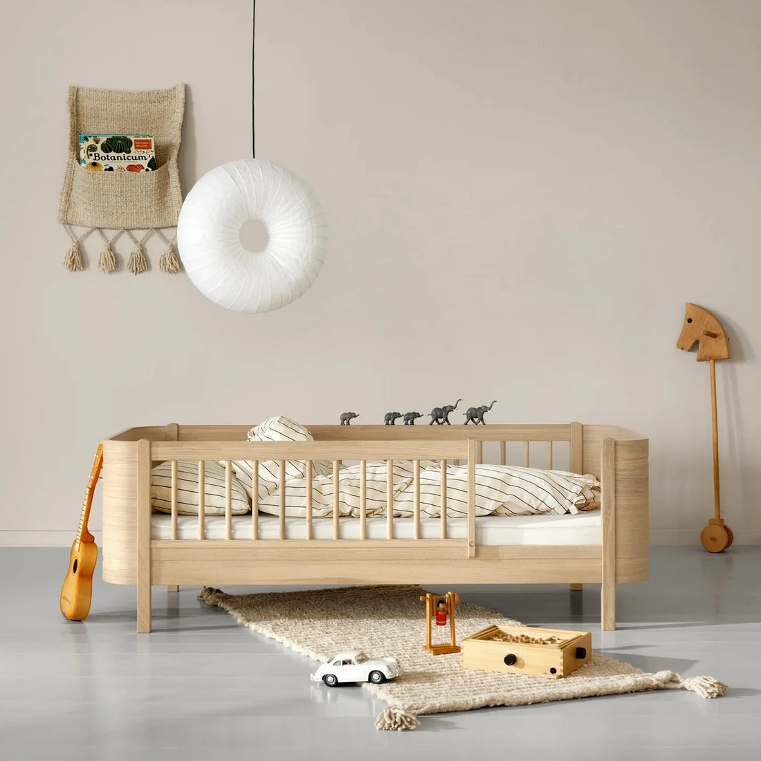 Wood Mini+ Junior Bed - Eiken