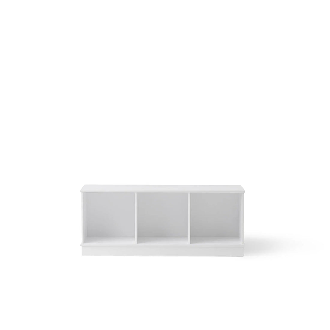 Wood Shelving Unit Horizontal Base 3x1