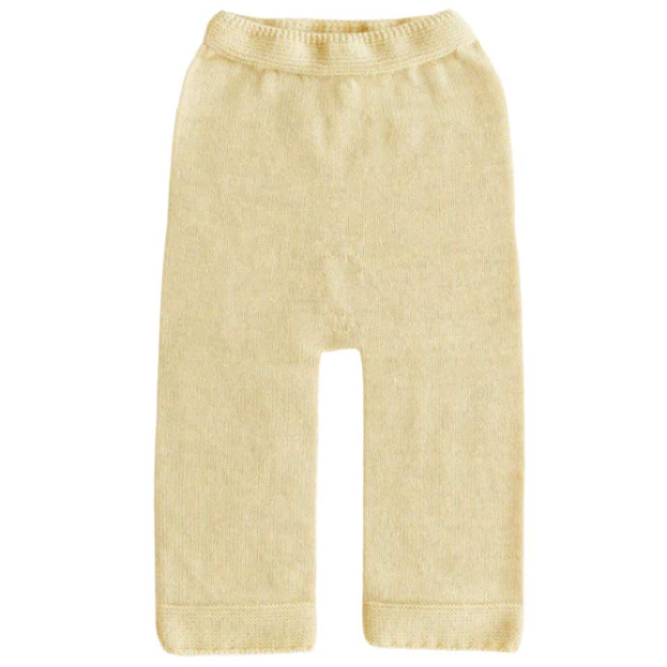 Guido Woolen Baby Pants Light Yellow