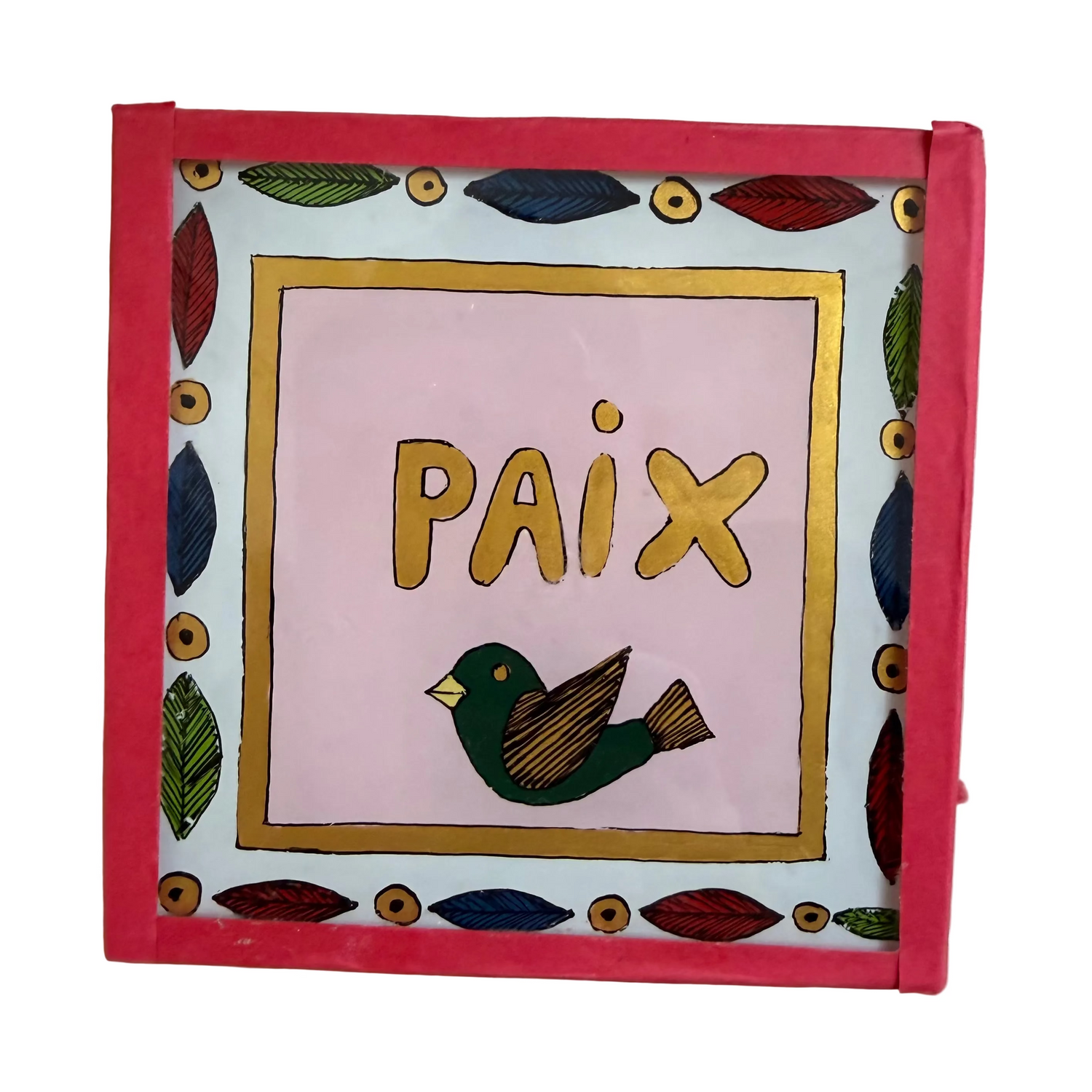 Paix Bird Painting Light Pink - Mini