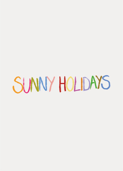 Postcard Sunny Holidays