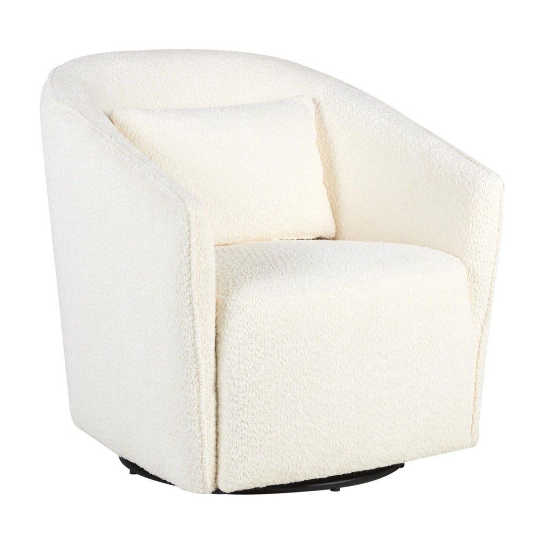 Gomi Gliding &amp; swivel chair - cream 