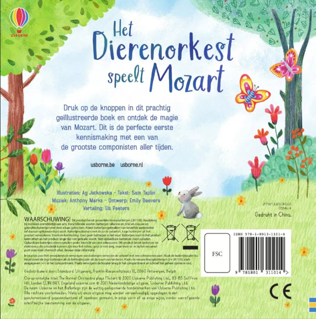 Het dierenorkest speelt Mozart