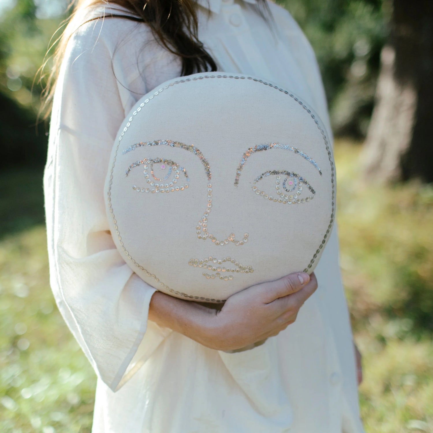Full Moon Face Pillow