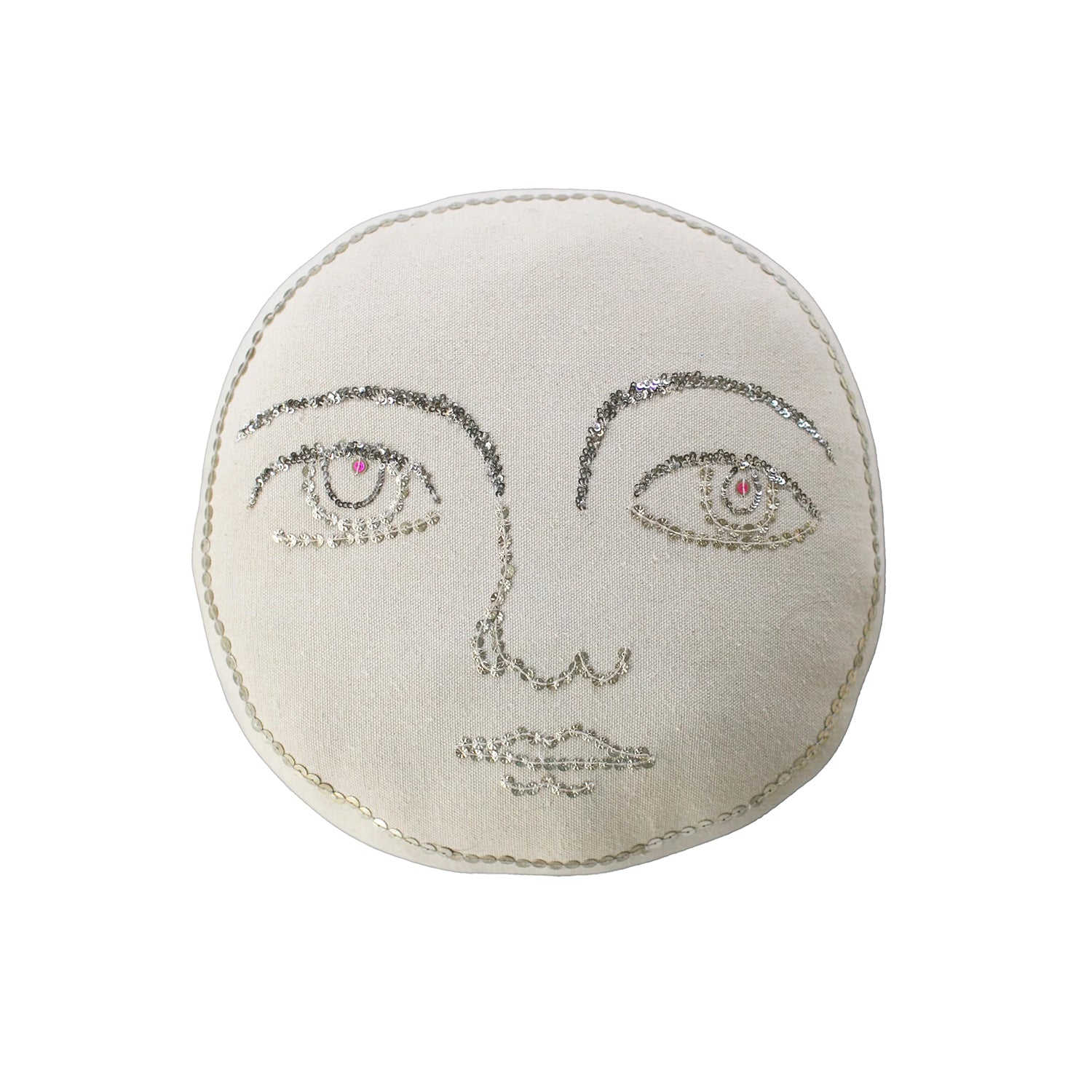 Full Moon Face Pillow