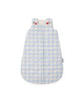 Satin Quilted Sleeping Bag Plaid Sky – product photo