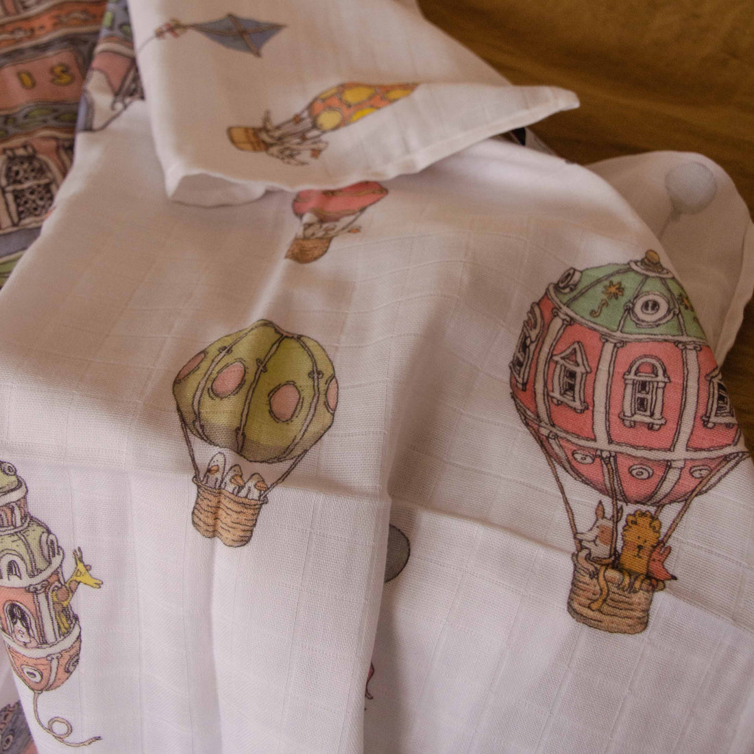 Swaddle Blanket - Hot Air Balloons