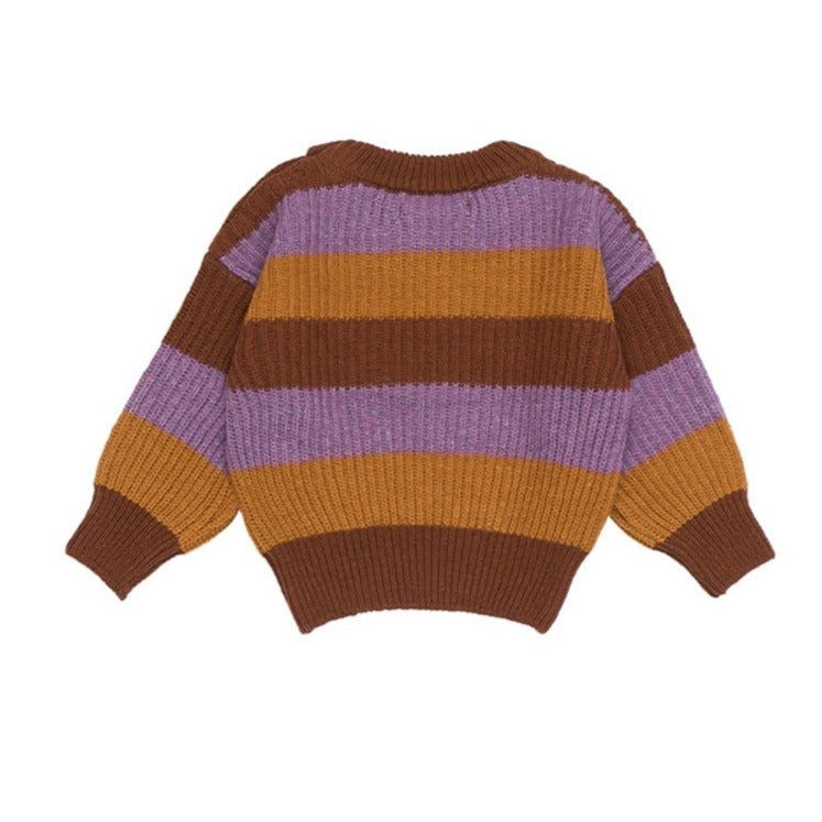 Striped Woolen Baby Jumper by The New Society for The Archive Store