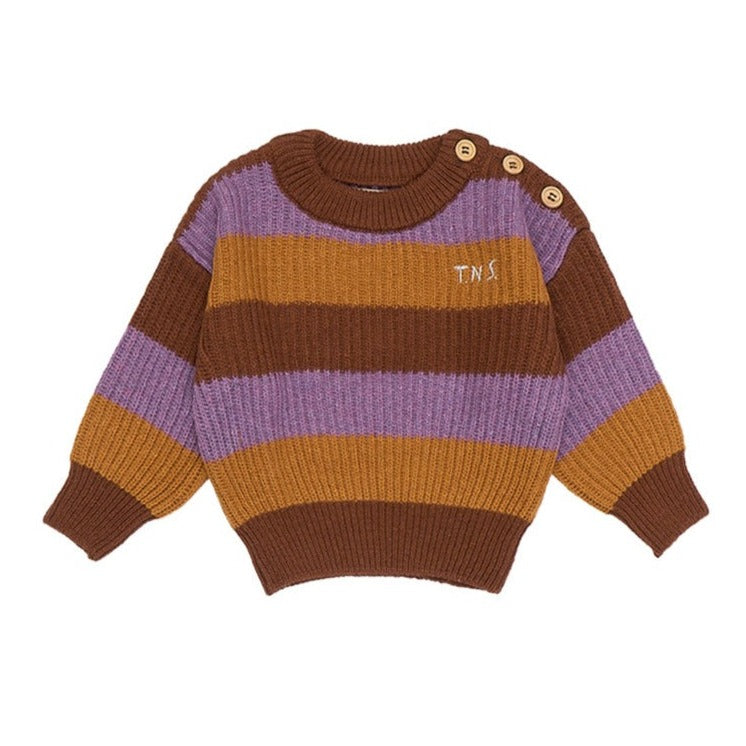 The New Society Striped Baby Jumper for The Archive Store