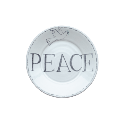 Porseleinen Bordje Peace
