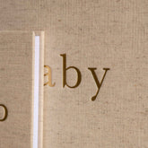 Write To Me: The First Year Of You baby memory journal, open page for recording baby&