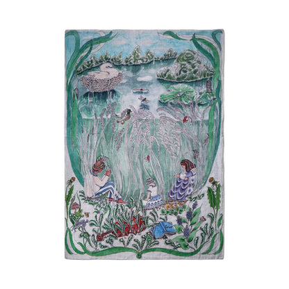 The Pond Dance Reversible Baby Swaddle