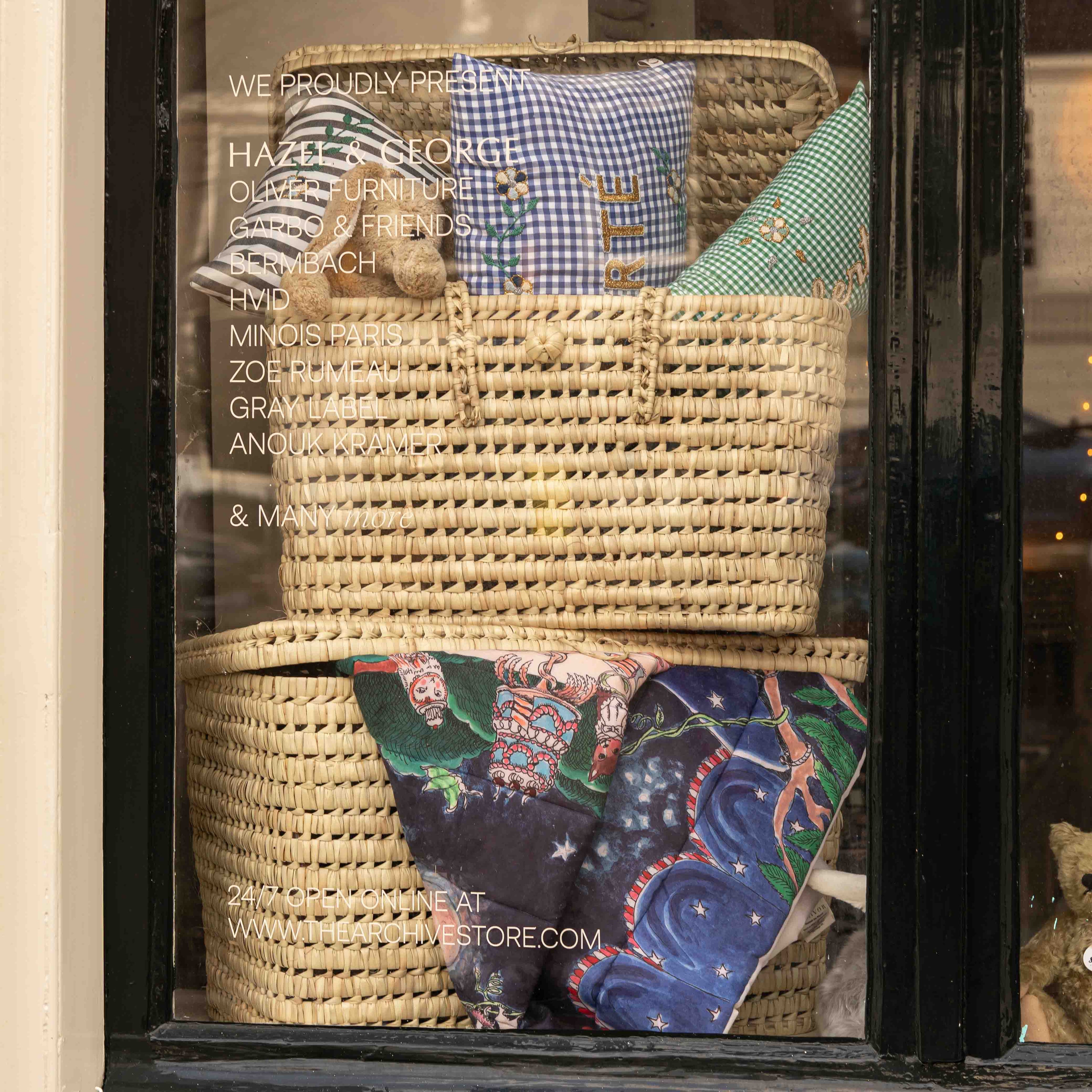 Mand Met Klep En Hengsels Set Van 2