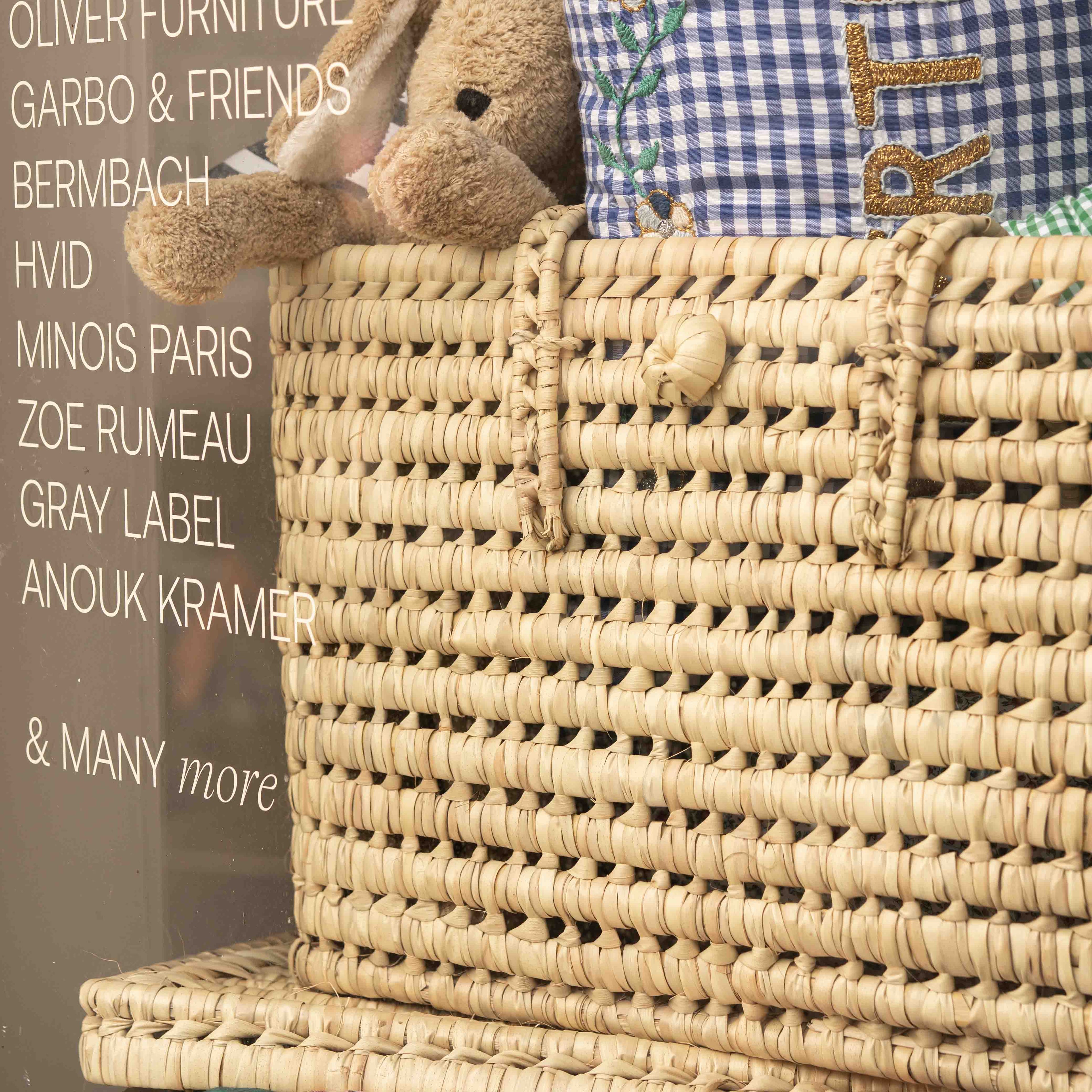 Mand Met Klep En Hengsels Set Van 2