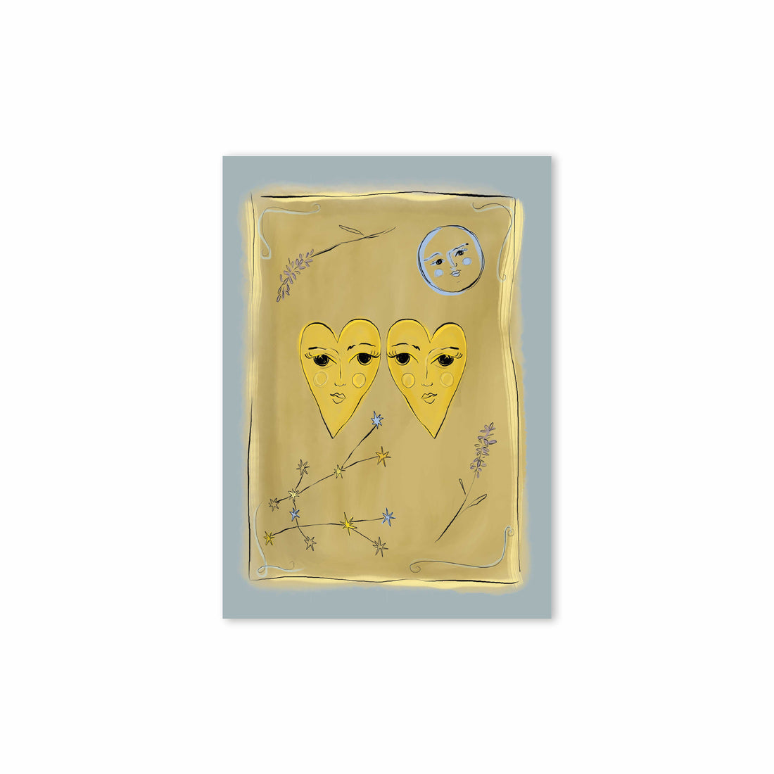 Zodiac Sign Poster Gemini