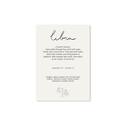 Zodiac Sign Poster Libra