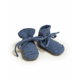 Hvid Baby Booties Denim – merino wool baby booties, photo 2